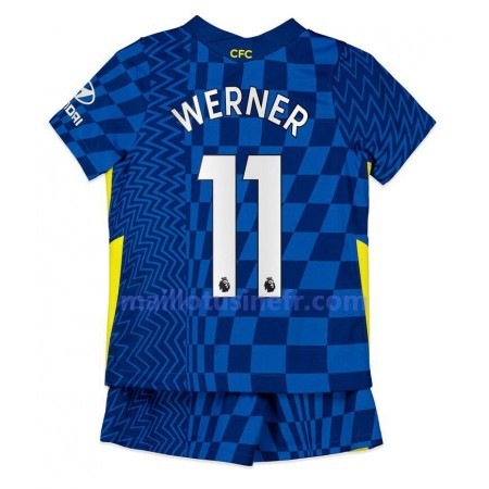 Maillot de Foot Chelsea Timo Werner 11 Domicile 2021-22 - Enfant
